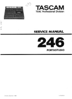 Tascam 246-Portastudio - Service Manual